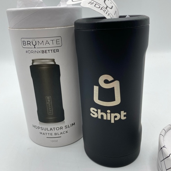 Brumate Hopsulator Slim Insulated Can Cooler in Matte Black 12oz Shipt - Picture 3 of 4